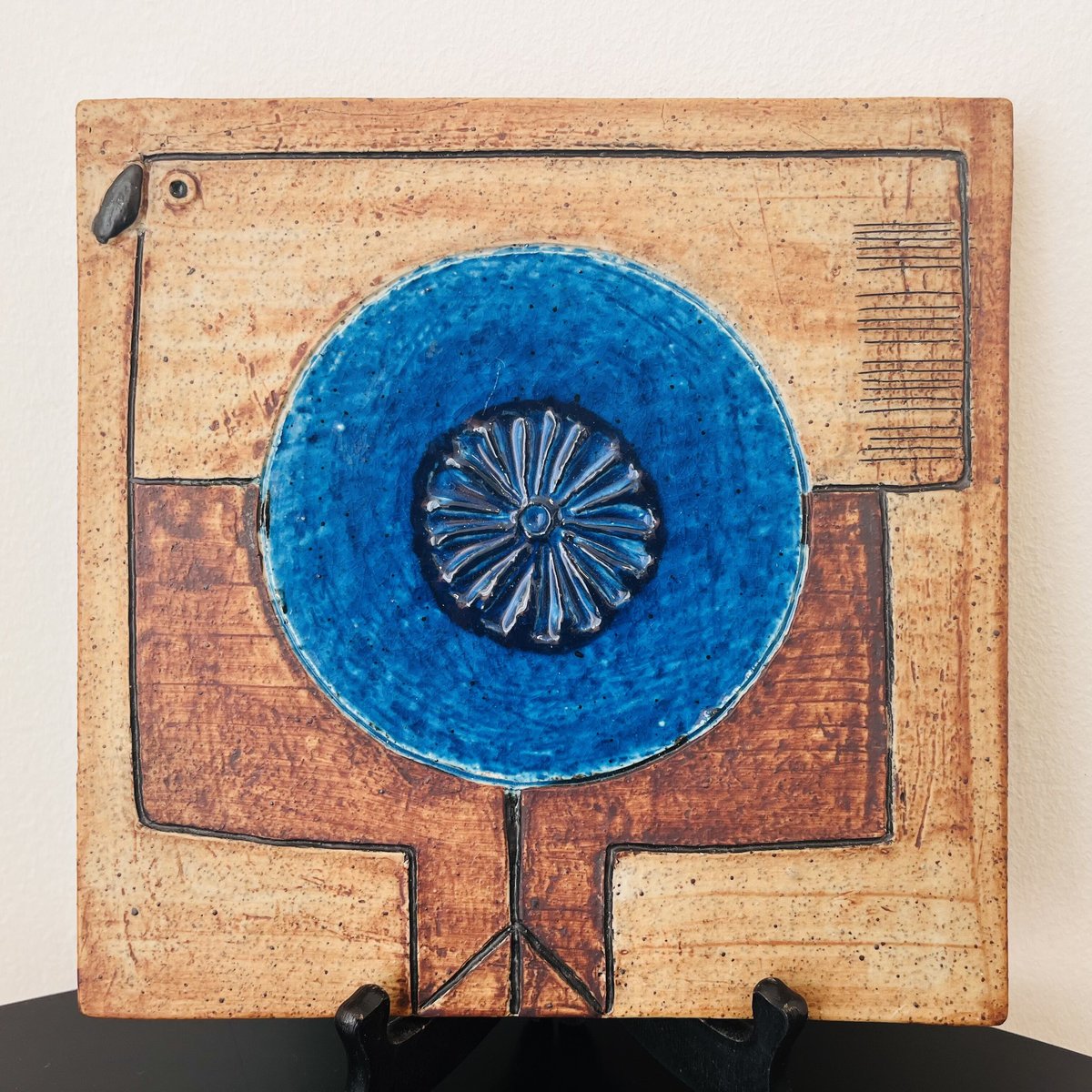 Inger persson】 鳥の陶板《Rörstrand》 | sugallery
