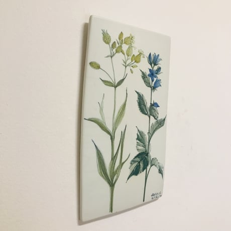 ☆ご予約品☆【Gunvor Olin-Gronqvist】お花の陶板《Arabia 》