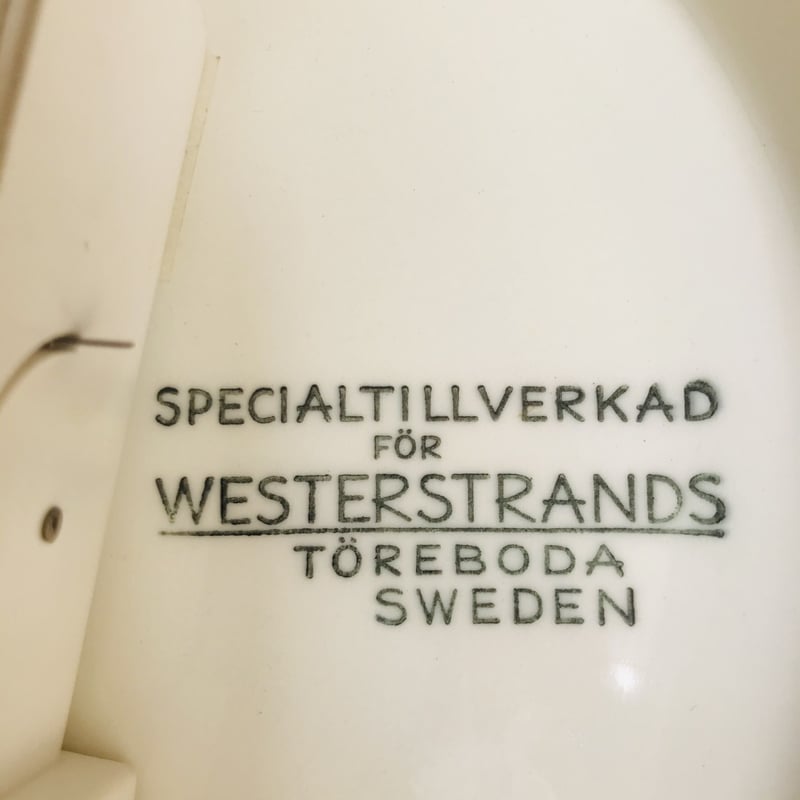 箱付き！グリーン× ホワイト 壁掛け時計《Rorstrand》 | sugallery