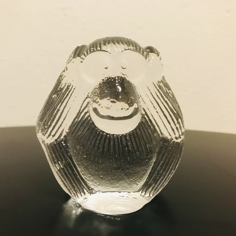 【Lisa Larson/  リサラーソン】 聞かザル 《Royal Krona》