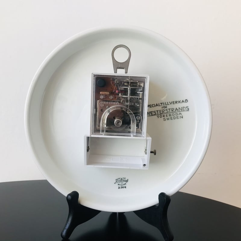 箱付き！グリーン× ホワイト 壁掛け時計《Rorstrand》 | sugallery