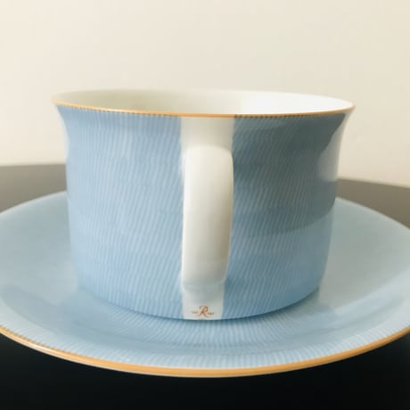 【Signe Persson-Melin/シグネペーションメリン】ティーカップ＆ソーサー　Primeur　ブルーⅡ《Rorstrand》