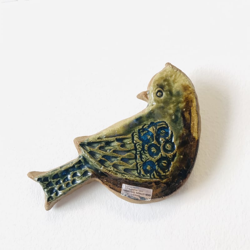 Gabi Citron-Tengborg 鳥の陶板 オブジェ 置物 北欧 Gabi Citron-Tengborg 鳥の陶板 オブジェ 置物 北欧 Gabi Citron