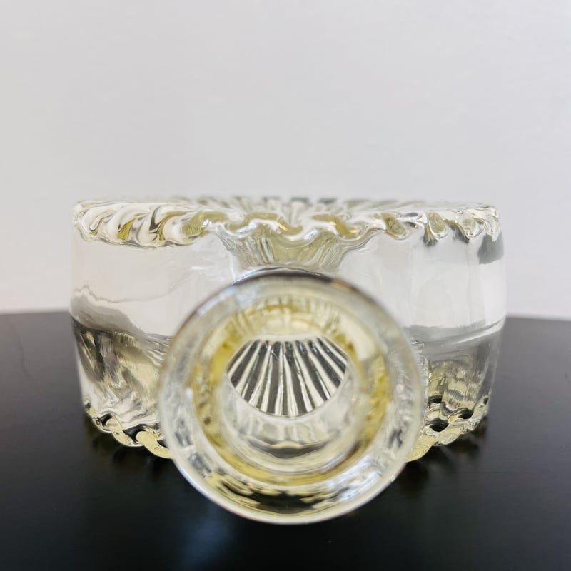 Riihimaen Lasi》 aurinko pullo 薄いイエロー 【Helena T