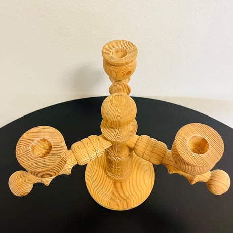 木製　キャンドルホルダー