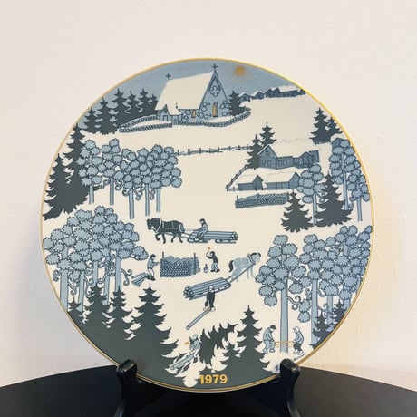 ラガディアン　クリスマスプレート1978年 ☆1978 ラガディ・アン クリスマスプレート”チェッキングリスト