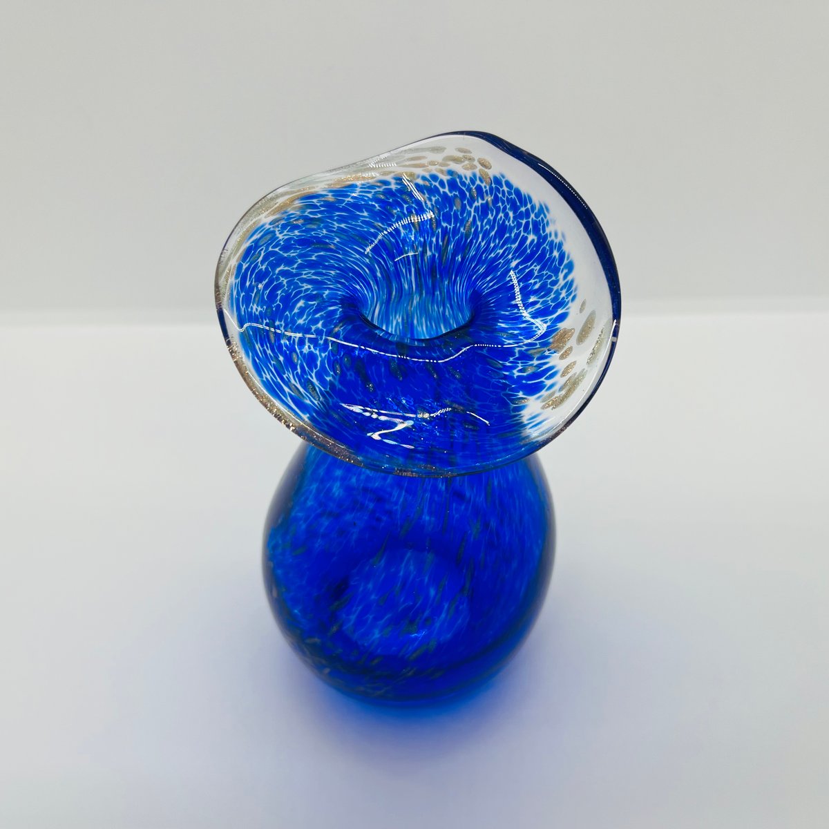 フラワーベース ブルー×ゴールド | sugallery