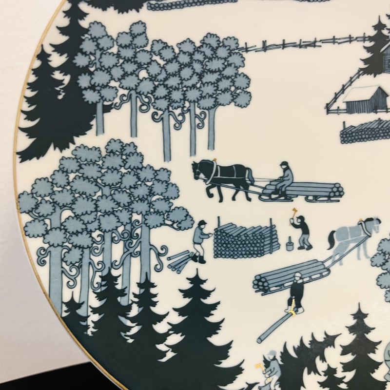 ARABIA》クリスマスイヤープレート 1979年 【Raija Uosikkinen】