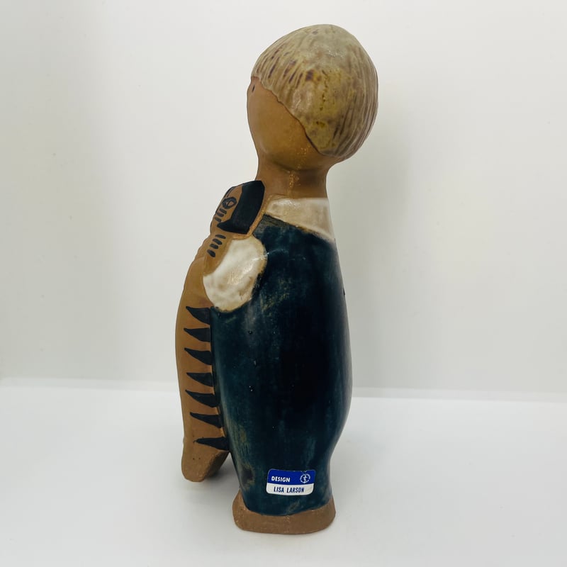 ■シール付 極美品 リサラーソン ペレ 猫 Pelle Lisa Larson □シール付 極美品 リサラーソン ペレ 猫 Pelle Lisa Larson