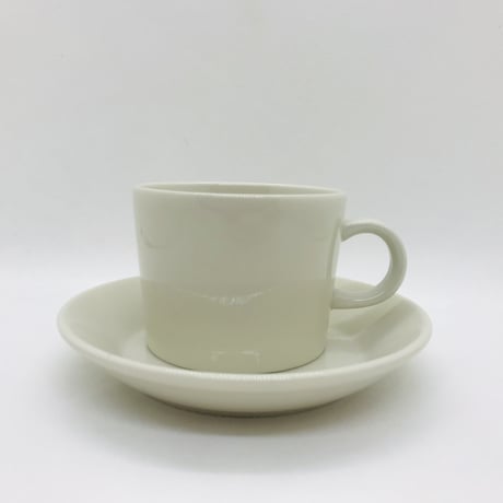 《ARABIA》Teema コーヒーカップ＆ソーサー　ホワイト　ARABIA　TEEMA
