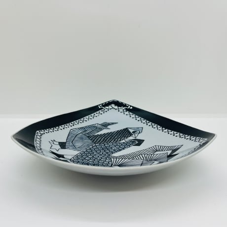 【Sylvia leuchovius 】ニワトリの絵皿《Rörstrand》