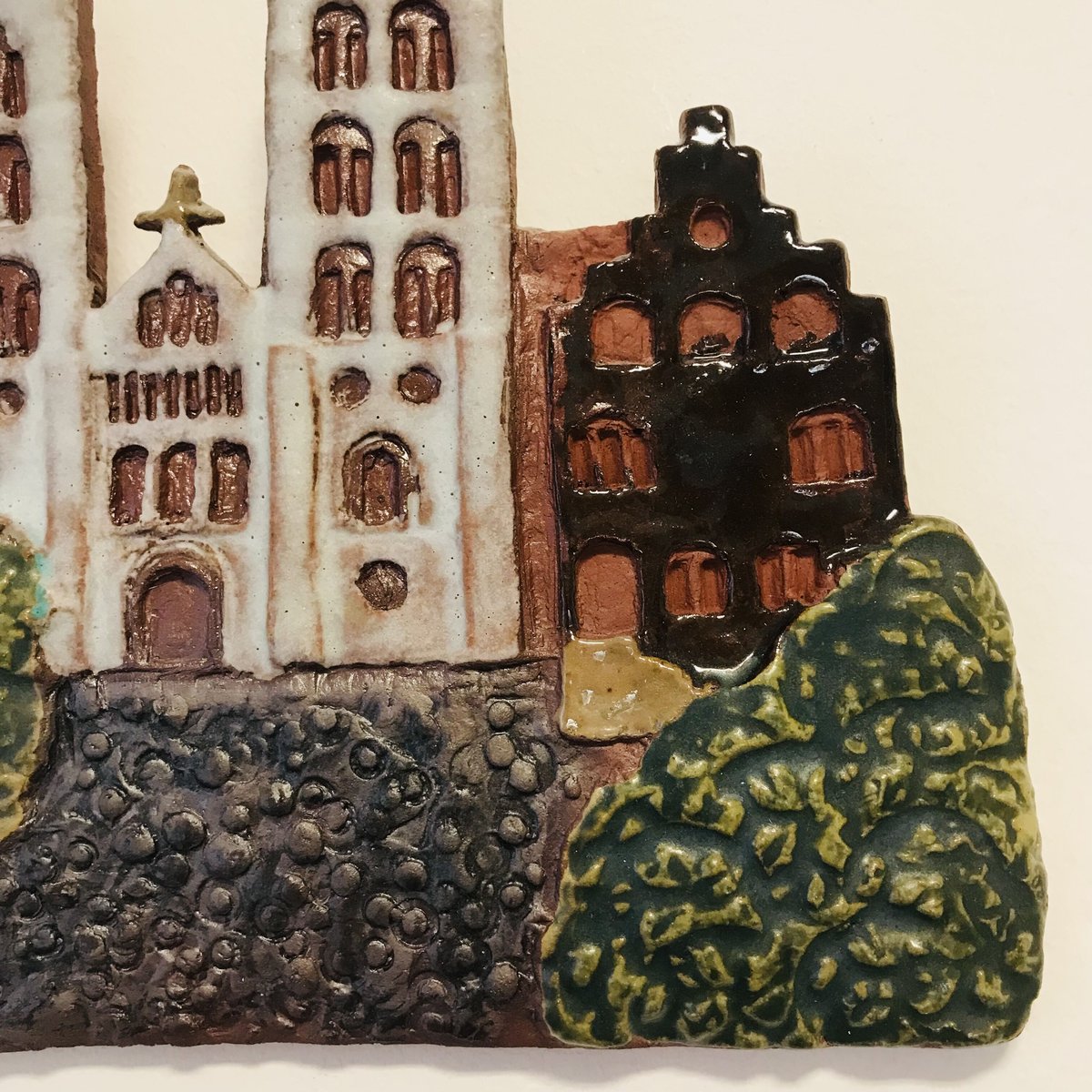 スペイン製　ビンテージ　陶板画　聖家族　カトリック　レトロ　Aracena スペイン製 ビンテージ 陶板画 聖家族 カトリック レトロ Aracena