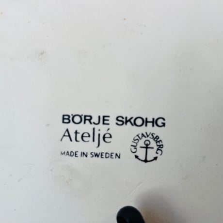 【Börje Skohg】馬の陶板《Gustavsberg》