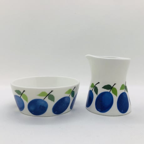 【Stig Lindberg 】Prunus 　シュガーボウル《Gustavsberg》