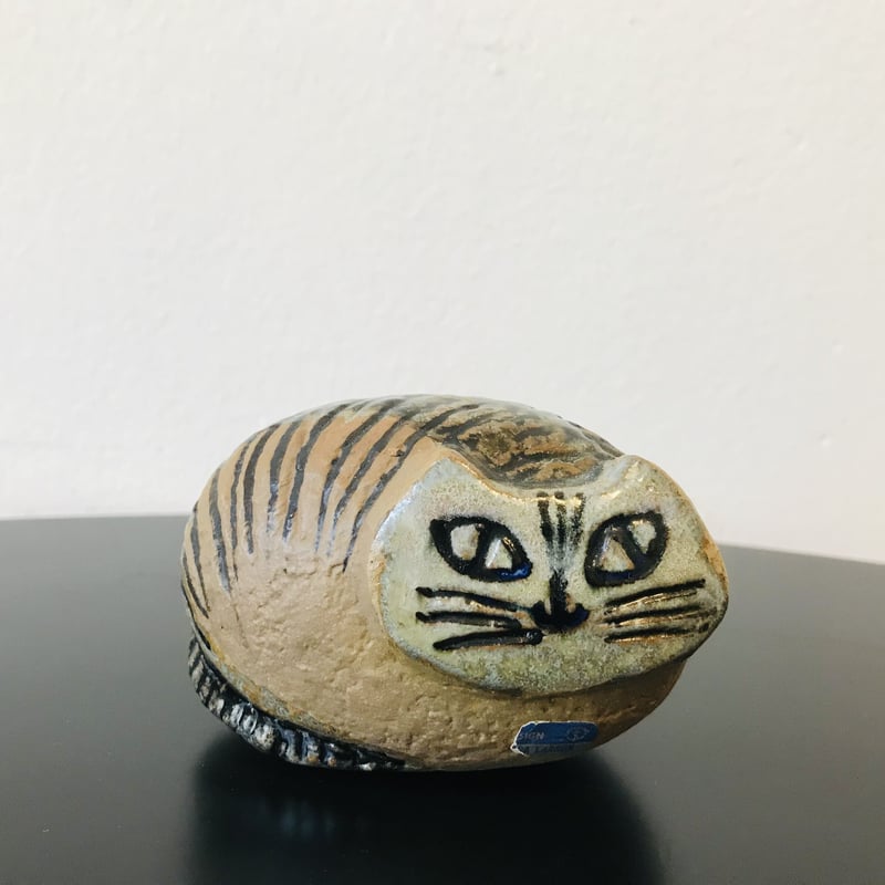 ☆ご予約品☆【Lisa Larson / リサラーソン】Lilla Zoo 丸まりネコ《Gus