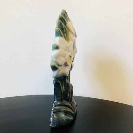 《Ego Stengods》白いお花の立体陶板