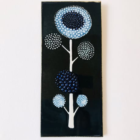 ☆ご予約品☆【Sylvia leuchovius 】お花の陶板《Rörstrand》
