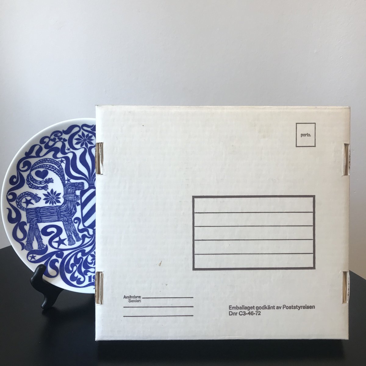 Gustavsberg》クリスマスイヤープレート 1975年②箱付き | sugallery