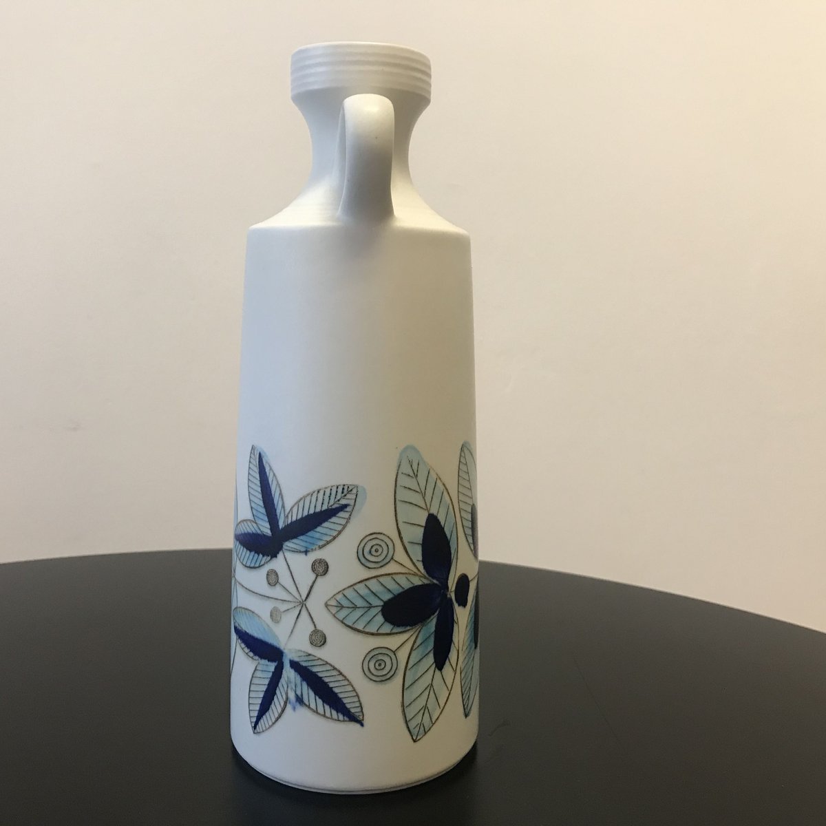 ■希少な１点物 大型 オッレ アルベリウス 花瓶 ロールストランド バンブー □希少な1点物 大型 オッレ アルベリウス 花瓶 ロール