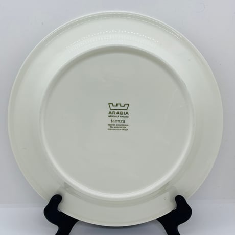 《ARABIA》 Faenza　ブルー　24cm　ディナープレート