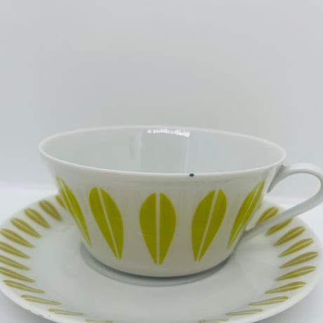 《Lyngby》 ロータス　スープカップセット　ライム×オリーブ　②
