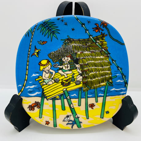 《Rörstrand》  南の島のピッピ　絵皿