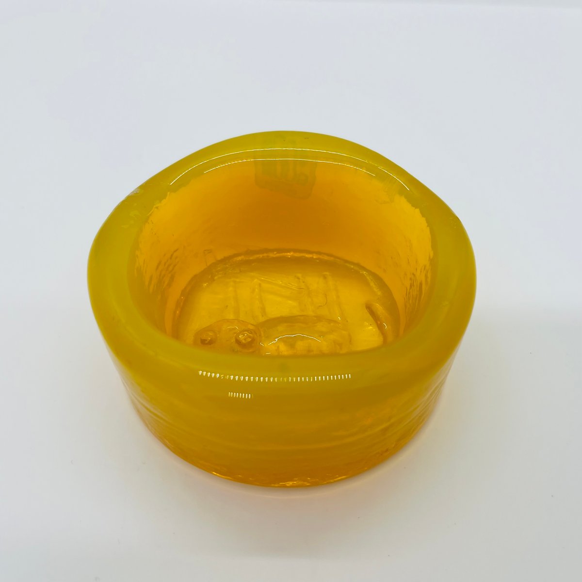 レア！Erik Hoglund エリック・ホグラン　猫　オブジェ Erik Hoglund / エリックホグラン】アッシュトレイ 猫 ブルー