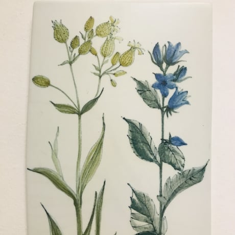 ☆ご予約品☆【Gunvor Olin-Gronqvist】お花の陶板《Arabia 》