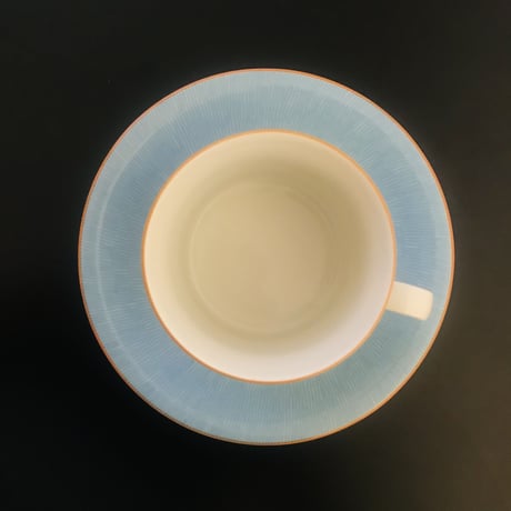 【Signe Persson-Melin/シグネペーションメリン】コーヒーカップ＆ソーサー　Primeur　ブルーⅡ《Rorstrand》