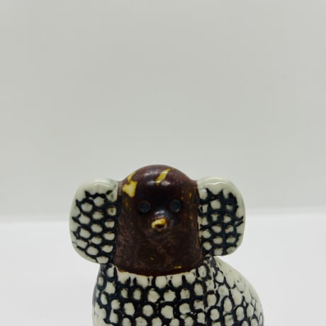 【Lisa Larson / リサラーソン】　Kennel　Tvlling  Pudlar　左向きプードル　《Gustavsberg》