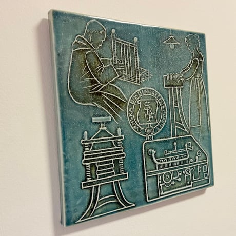 【Lisa Larson / リサラーソン】製本組合の陶板《Gustavsberg》
