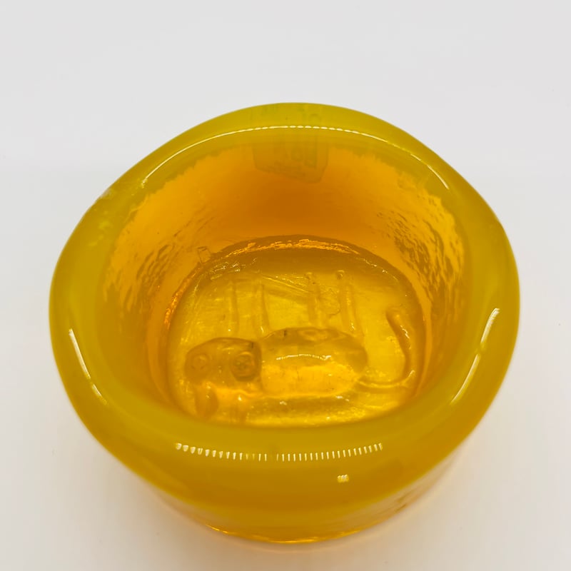 あなたにおすすめの商品 Erik Hoglund / エリックホグラン】アッシュトレイ 猫 イエロー アラビア