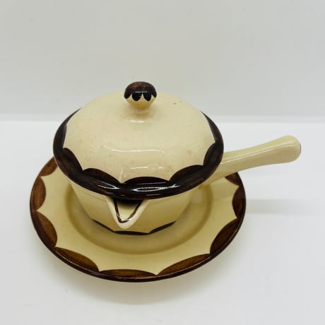 【Wilhelm Kåge】Pyro　蓋つきソースポット《Gustavsberg》