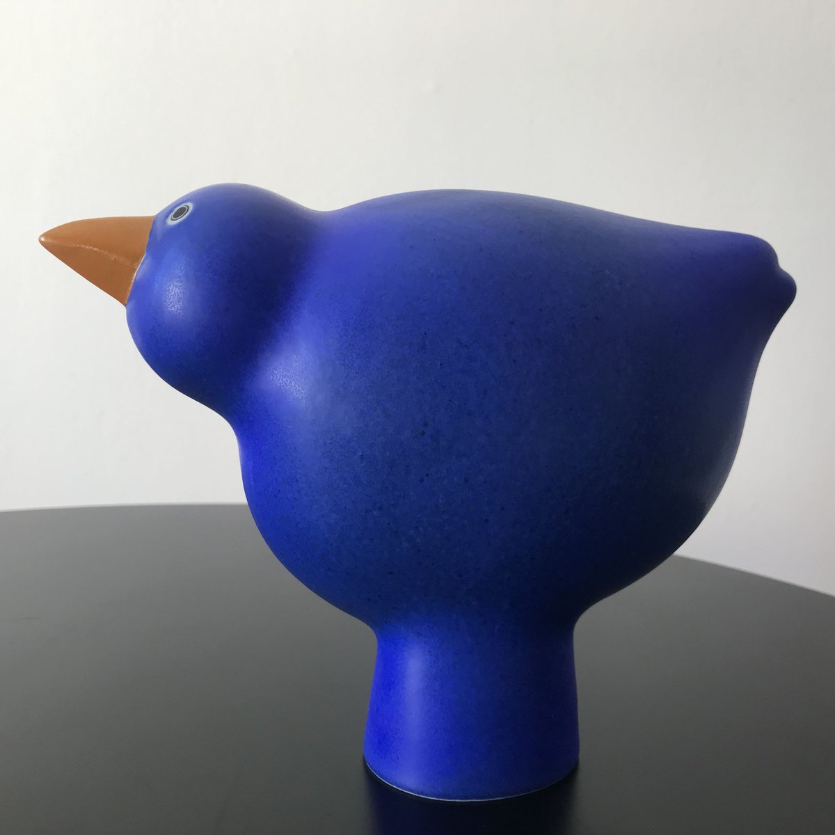 ハワード・スミス　鳥　Lisa ブルー ハワード・スミス 鳥 Lisa ブルー アラビア製 Lisa 鳥の置物 / Arabia