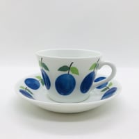 【Stig Lindberg 】Prunus 　コーヒーカップ＆ソーサー《Gustavsberg》③
