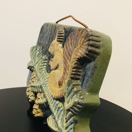 ☆ご予約品☆【Willi Fischer / ウィリーフィッシャー】リスの陶板《Ego Stengods》