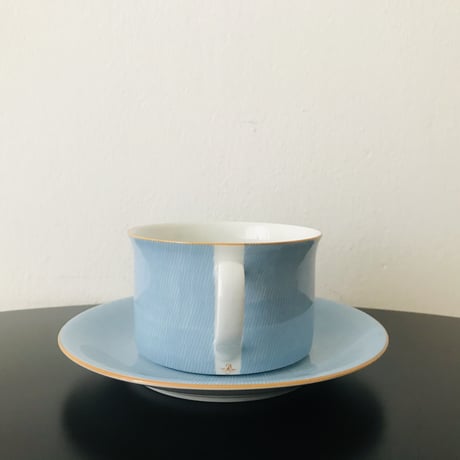 【Signe Persson-Melin/シグネペーションメリン】ティーカップ＆ソーサー　Primeur　ブルーⅡ《Rorstrand》