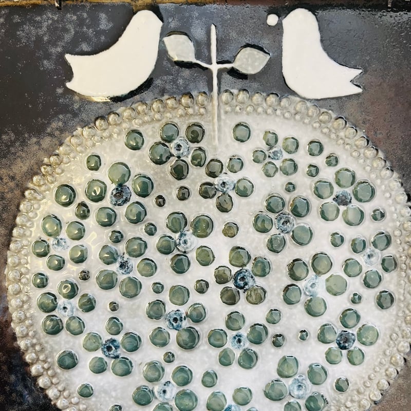 Sylvia leuchovius 】鳥と果実の陶板《Rörstrand》 | sugallery