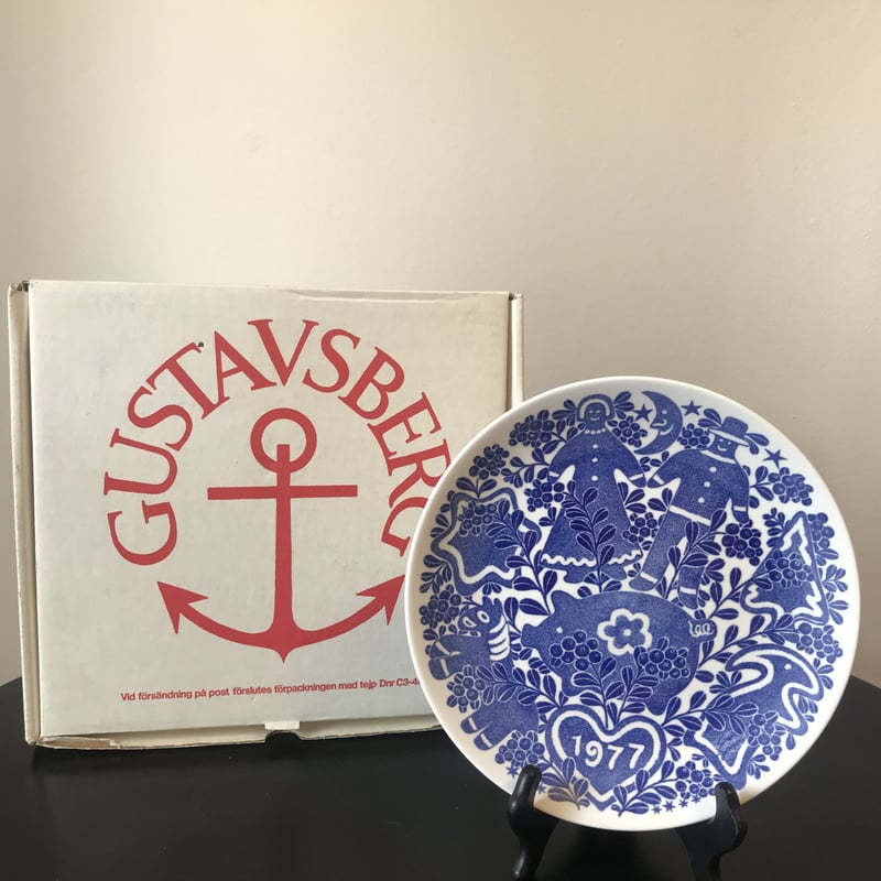 スウェーデン ヴィンテージ プレート 1977