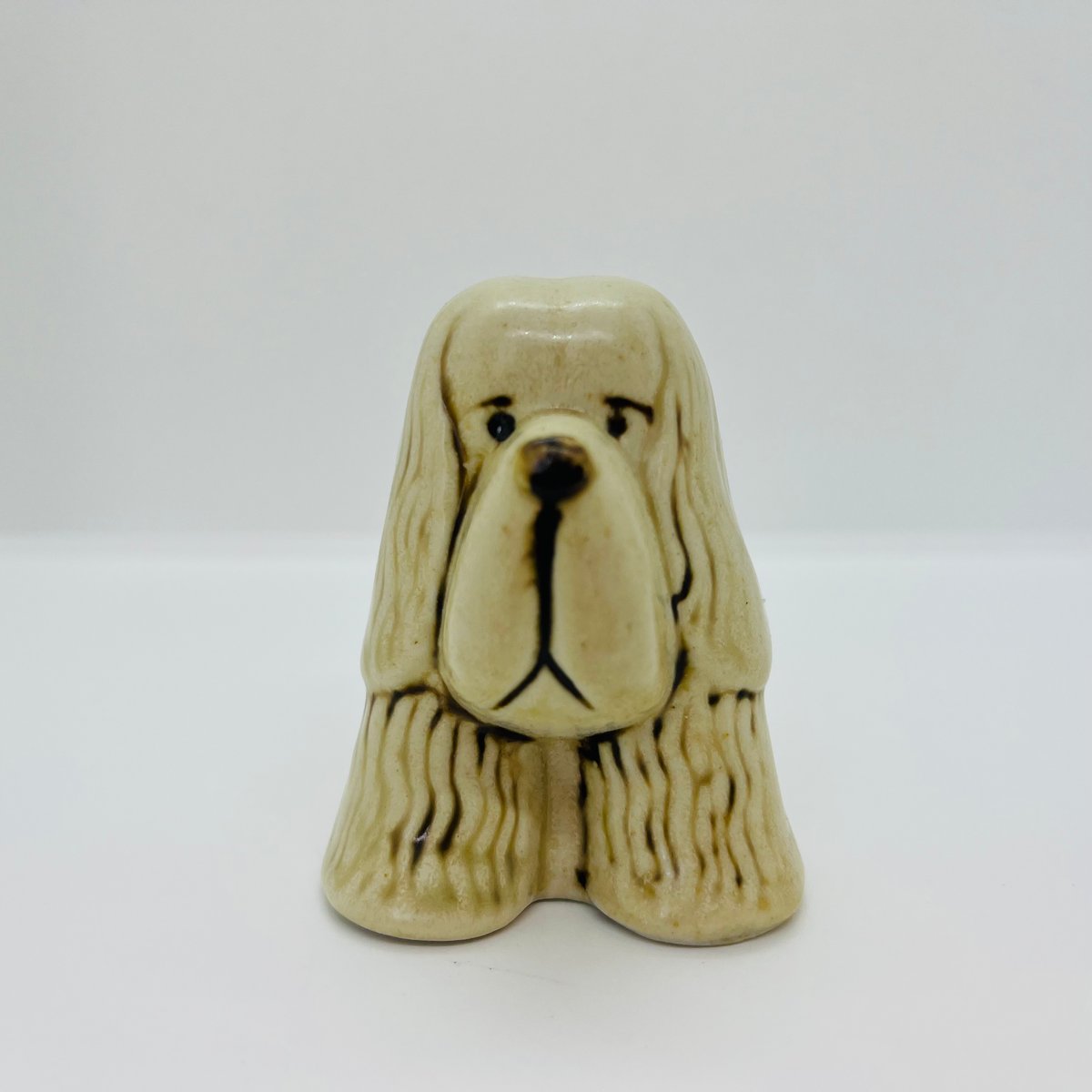 Lisa Larson / リサラーソン】 Kennel 白スパニエル 《Gustavsbe