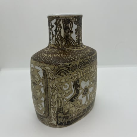 《Royal Copenhagen》  Baca フラワーベース　【Nils Thorsson】