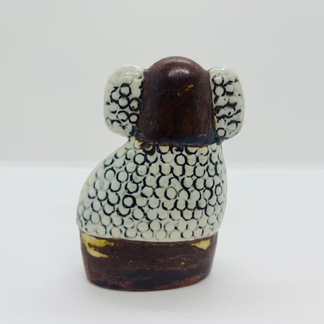 【Lisa Larson / リサラーソン】　Kennel　Tvlling  Pudlar　左向きプードル　《Gustavsberg》