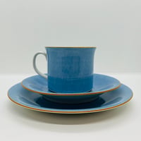 【Signe Persson-Melin/シグネペーションメリン】コーヒー トリオ　Primeur　ブルー《Rorstrand》