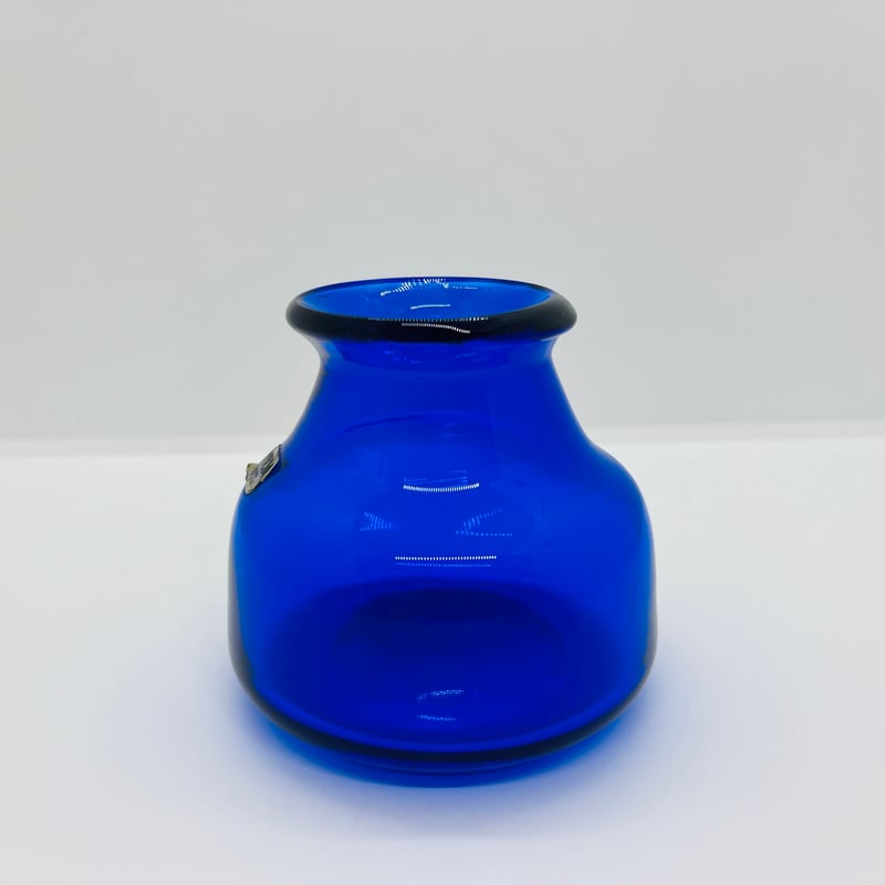 ホグラン 花瓶 青ガラス Erik Hoglund エリック・ホグラン VINTAGE