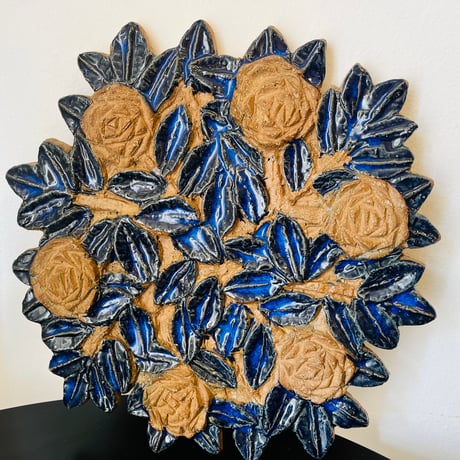 【Gabi Citron-Tengborg】薔薇の陶板