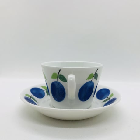【Stig Lindberg 】Prunus 　コーヒーカップ＆ソーサー《Gustavsberg》③