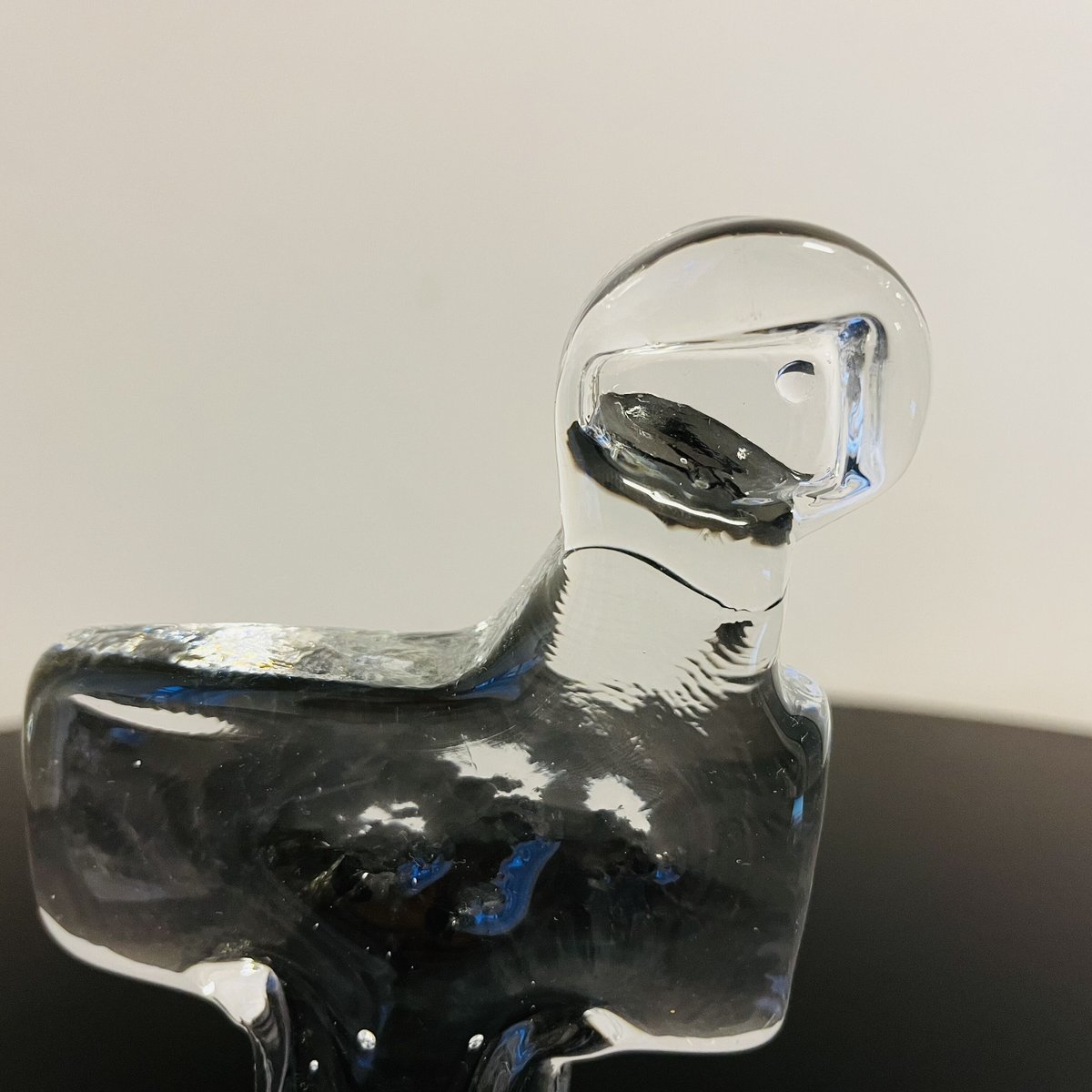 難　Erik Hoglund エリックホグラン ペーパーウェイト ガラスオブジェ Erik Hoglund / エリックホグラン】トリ型ペーパーウェイト《Boda