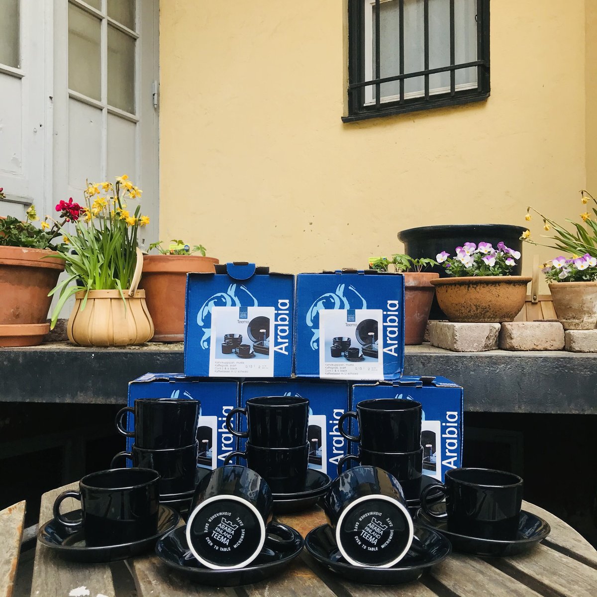 ARABIA 2個セット ARABIA（アラビア）／Kerho（ケルホ）／GBモデル／カップ＆ソーサー