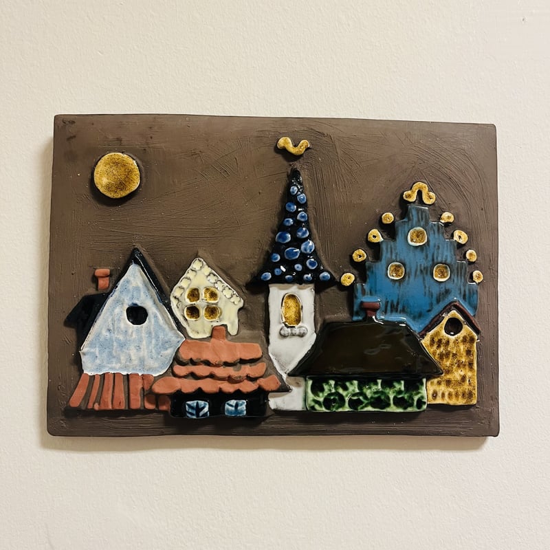 Jie Gantofta 北欧の街並み Annika Khilman 北欧 陶板