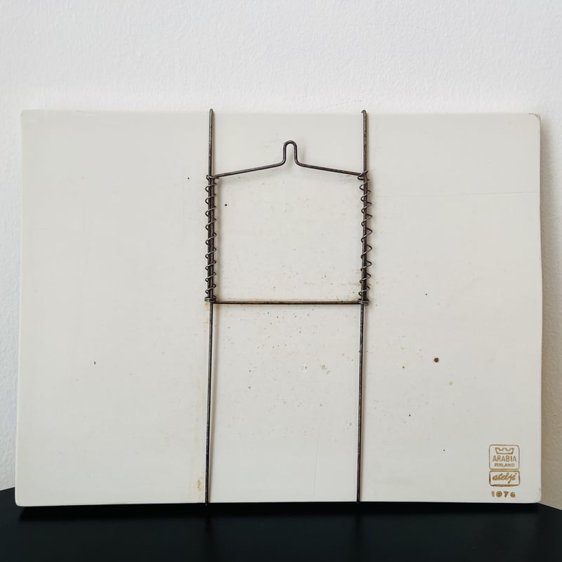 Gunvor Olin-Gronqvist】青い鳥の陶板《Arabia 》 | sugallery